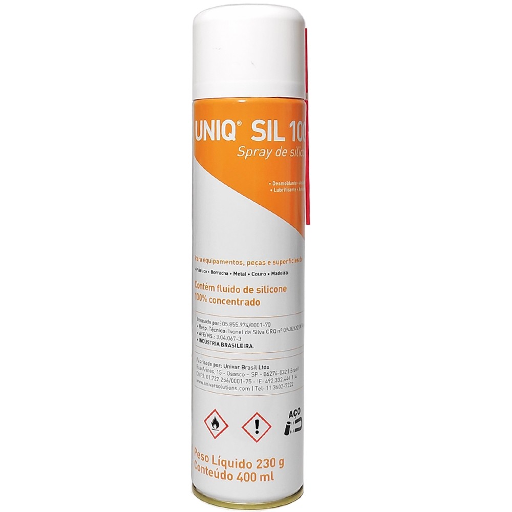 - Silicone em Spray Desmoldante, Antiaderente, Lubrificante e Anticorrosivo