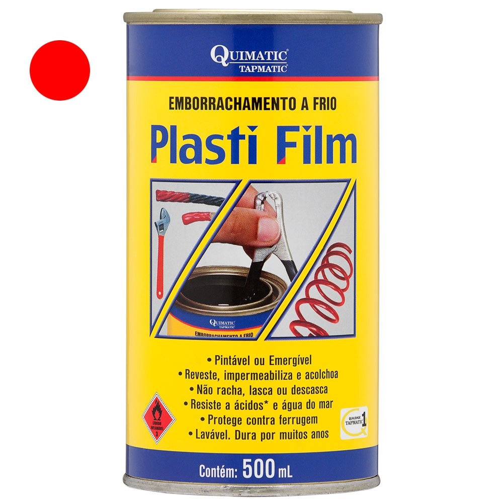 Emborrachamento a Frio Quimatic Plasti Film – 500 ml Vermelho