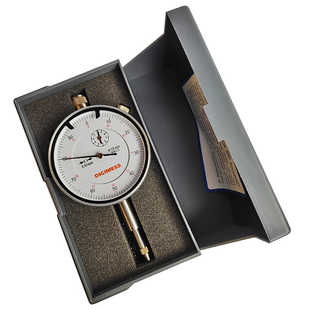 Relógio Comparador 0 a 10mm de 0,01mm com Graduação - DIGIMESS-121-304