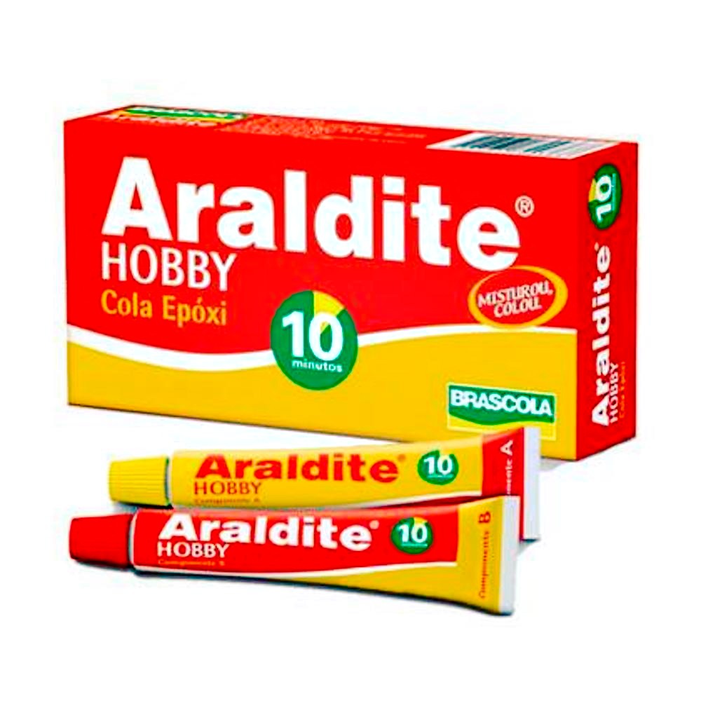 Cola epóxi Araldite - Hobby - 10min