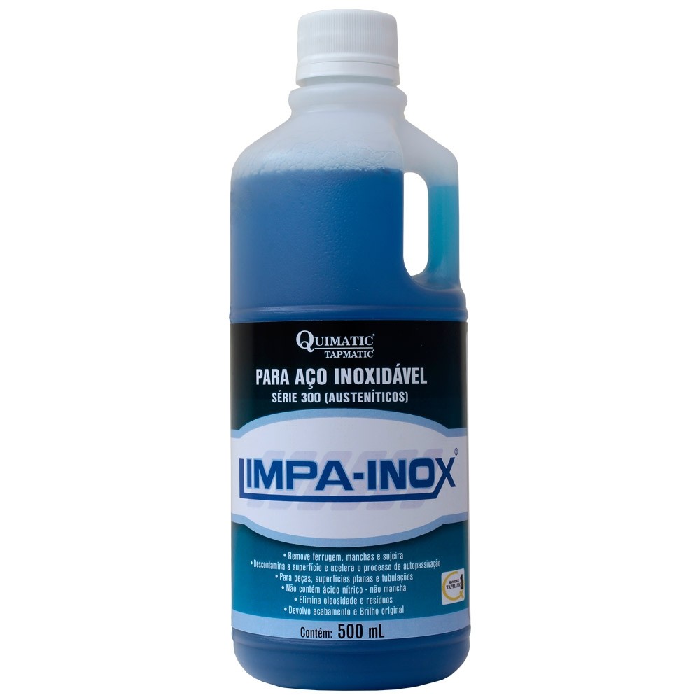 Limpa Inox Industrial Quimatic Tapmatic 500 ml