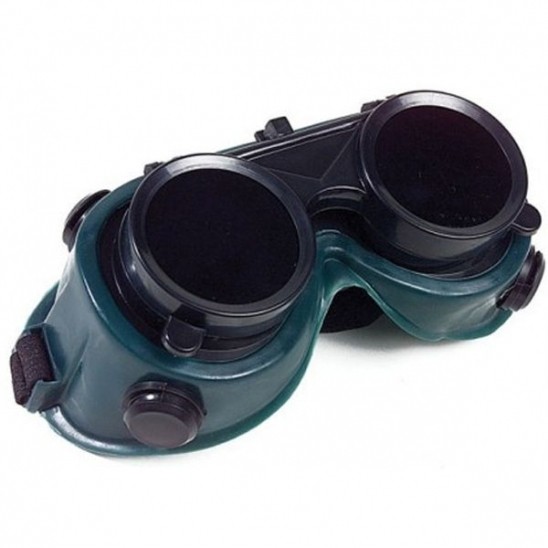Óculos de proteção para solda com lente dupla