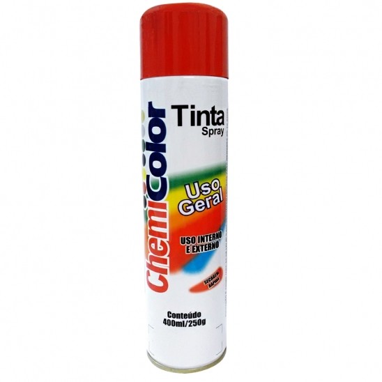 Tinta Spray - Vermelho - 400ml / 250g