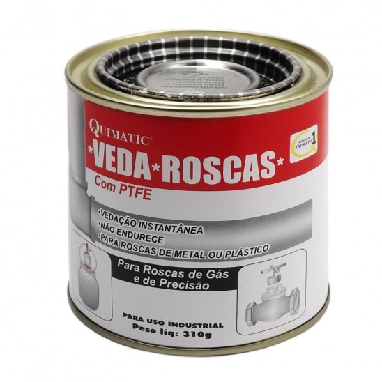 Veda Rosca com PTFE 310 grs Quimatic